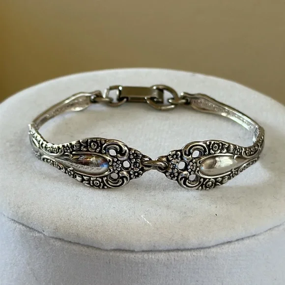Vintage Silver Spoon Bracelet - Picture 3 of 13